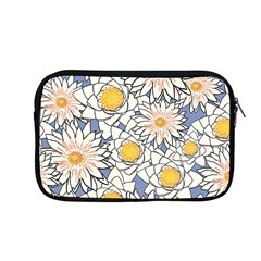 Vintage White Flowers Apple Macbook Pro 13  Zipper Case by snowwhitegirl