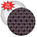 Gothic Church Pattern 3  Buttons (100 pack)  Front