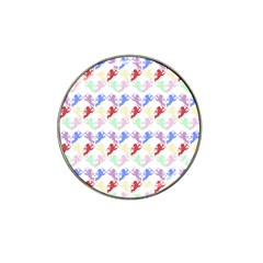 Colorful Cherubs White Hat Clip Ball Marker by snowwhitegirl