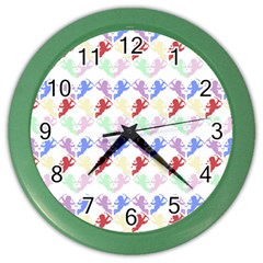 Colorful Cherubs White Color Wall Clock by snowwhitegirl