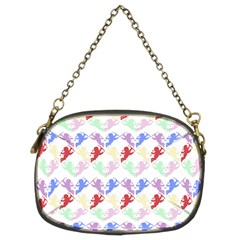 Colorful Cherubs White Chain Purse (two Sides) by snowwhitegirl