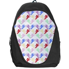 Colorful Cherubs White Backpack Bag by snowwhitegirl