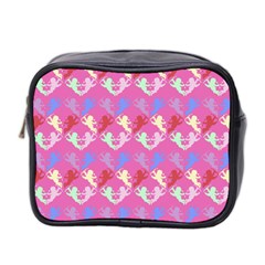 Colorful Cherubs Pink Mini Toiletries Bag (two Sides) by snowwhitegirl