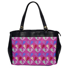 Colorful Cherubs Pink Oversize Office Handbag by snowwhitegirl