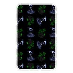 Gothic Girl Rose Black Pattern Memory Card Reader (rectangular) by snowwhitegirl