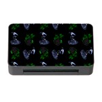 Gothic Girl Rose Black Pattern Memory Card Reader with CF Front