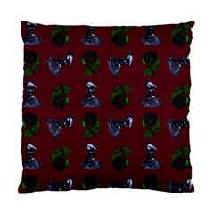 Gothic Girl Rose Red Pattern Standard Cushion Case (one Side) by snowwhitegirl