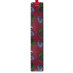 Gothic Girl Rose Red Pattern Large Book Marks by snowwhitegirl