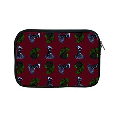 Gothic Girl Rose Red Pattern Apple Ipad Mini Zipper Cases by snowwhitegirl