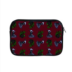 Gothic Girl Rose Red Pattern Apple Macbook Pro 15  Zipper Case by snowwhitegirl