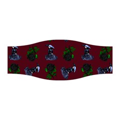 Gothic Girl Rose Red Pattern Stretchable Headband by snowwhitegirl