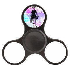 Vintage Girl Abstract Watercolor Finger Spinner