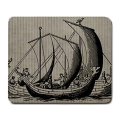 Vintage Ship Large Mousepads by snowwhitegirl