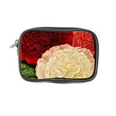 Vintage Carnation Flowers Coin Purse