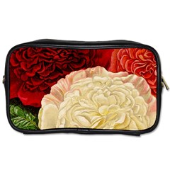 Vintage Carnation Flowers Toiletries Bag (two Sides) by snowwhitegirl