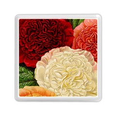 Vintage Carnation Flowers Memory Card Reader (square) by snowwhitegirl