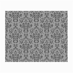 Victorian Paisley Grey Small Glasses Cloth (2-side) by snowwhitegirl