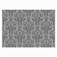 Victorian Paisley Grey Large Glasses Cloth (2-side) by snowwhitegirl