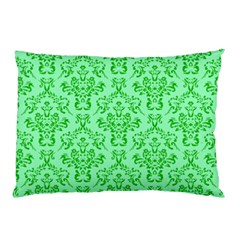 Victorian Paisley Green Pillow Case by snowwhitegirl