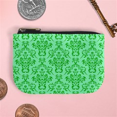 Victorian Paisley Green Mini Coin Purse by snowwhitegirl