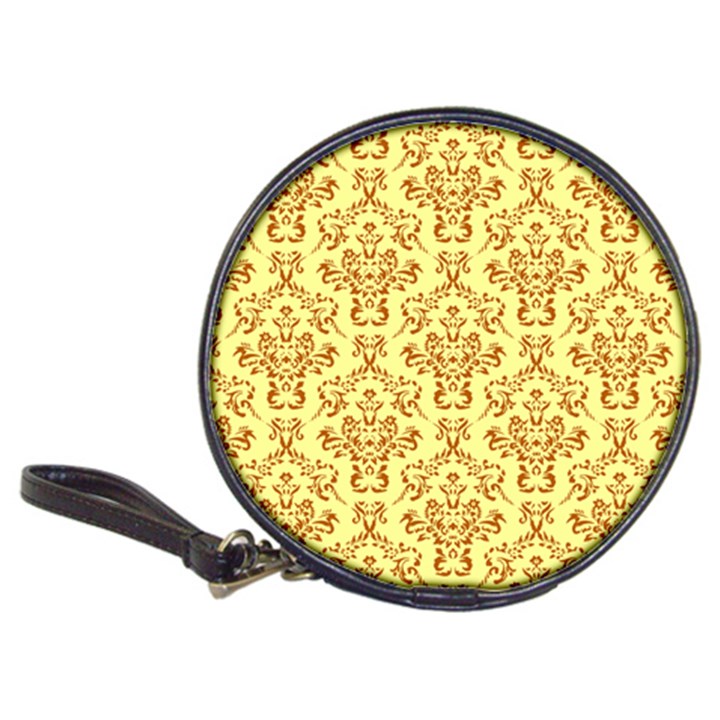 Victorian Paisley Yellow Classic 20-CD Wallets