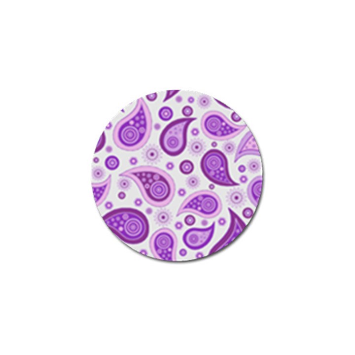 Retro Paisley Purple Golf Ball Marker