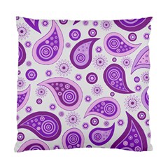 Retro Paisley Purple Standard Cushion Case (two Sides) by snowwhitegirl