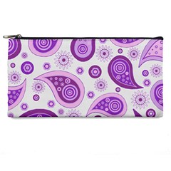 Retro Paisley Purple Pencil Cases by snowwhitegirl