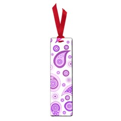 Retro Paisley Purple Small Book Marks by snowwhitegirl