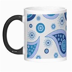 Retro Paisley Blue Morph Mugs by snowwhitegirl