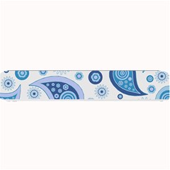 Retro Paisley Blue Small Bar Mats by snowwhitegirl