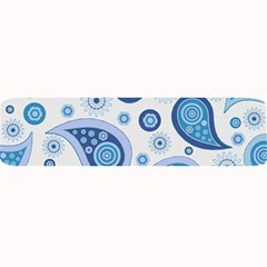 Retro Paisley Blue Large Bar Mats by snowwhitegirl