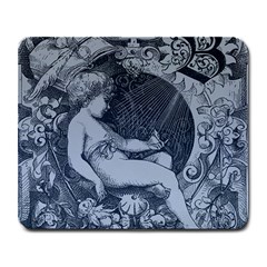 Victorian Angel With Shining Light Large Mousepads by snowwhitegirl