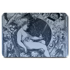 Victorian Angel With Shining Light Large Doormat  by snowwhitegirl