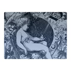 Victorian Angel With Shining Light Double Sided Flano Blanket (mini)  by snowwhitegirl