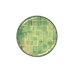 Abstract Green Tile Hat Clip Ball Marker (10 Pack) by snowwhitegirl