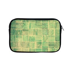 Abstract Green Tile Apple Macbook Pro 13  Zipper Case by snowwhitegirl