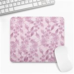 Pink Floral Large Mousepads Front