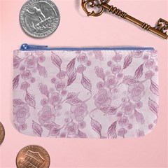 Pink Floral Large Coin Purse by snowwhitegirl