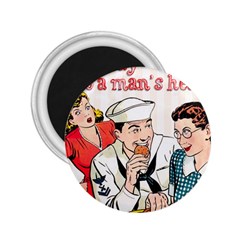 Retro Sailor Eating Cookie 2 25  Magnets by snowwhitegirl