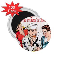 Retro Sailor Eating Cookie 2 25  Magnets (100 Pack)  by snowwhitegirl