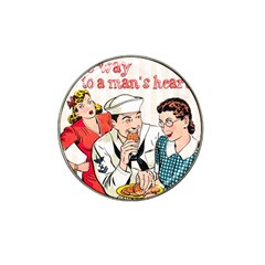 Retro Sailor Eating Cookie Hat Clip Ball Marker by snowwhitegirl