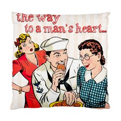 Retro Sailor Eating Cookie Standard Cushion Case (two Sides) by snowwhitegirl