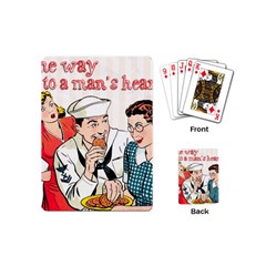 Retro Sailor Eating Cookie Playing Cards (mini) by snowwhitegirl