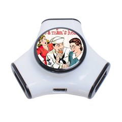 Retro Sailor Eating Cookie 3-port Usb Hub by snowwhitegirl