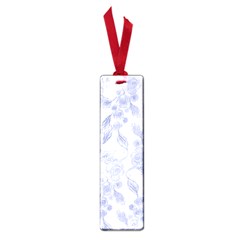 Blue Floral Small Book Marks by snowwhitegirl