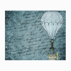 Vintage Hot Air Balloon Lettter Small Glasses Cloth (2-side) by snowwhitegirl