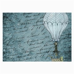 Vintage Hot Air Balloon Lettter Large Glasses Cloth (2-side) by snowwhitegirl