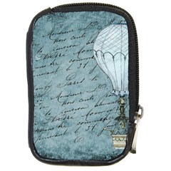 Vintage Hot Air Balloon Lettter Compact Camera Leather Case by snowwhitegirl