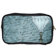 Vintage Hot Air Balloon Lettter Toiletries Bag (one Side) by snowwhitegirl